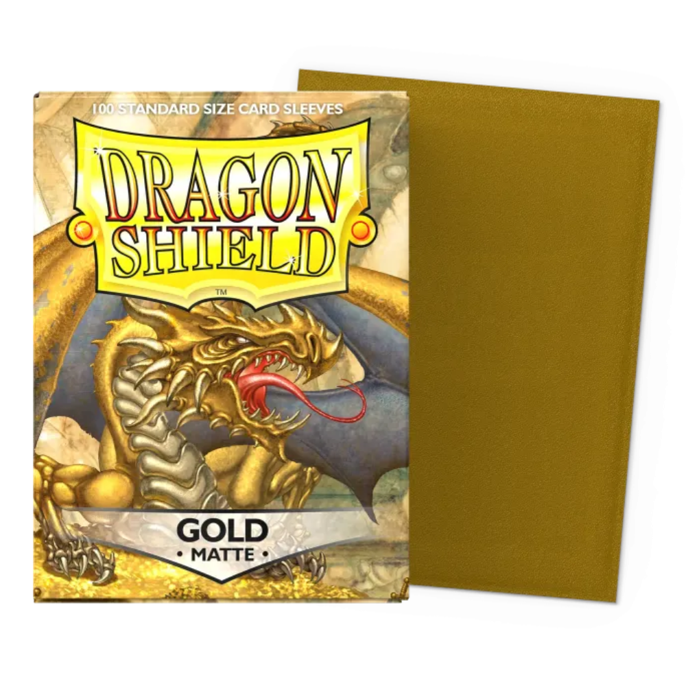 Dragon Shield: Matte Gold Sleeves