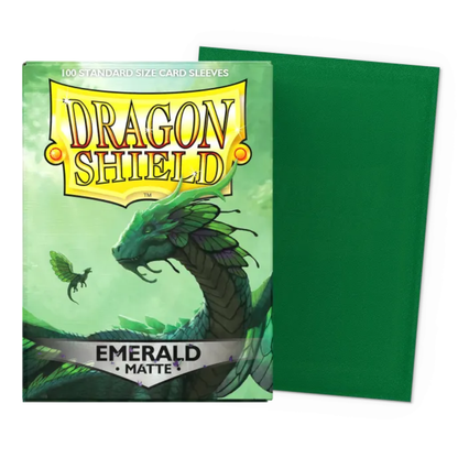 Dragon Shield: Matte Emerald Sleeves