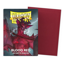 Dragon Shield: Matte Blood Red Sleeves