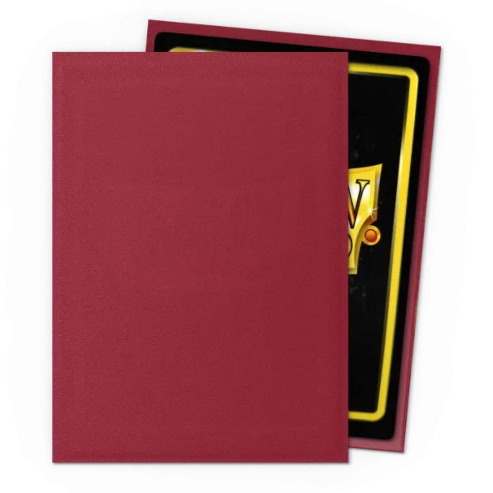 Dragon Shield: Matte Blood Red Sleeves