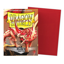 Dragon Shield: Matte Ruby Sleeves
