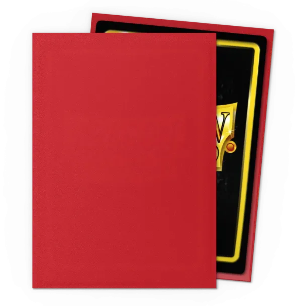 Dragon Shield: Matte Crimson Sleeves