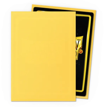Dragon Shield: Matte Yellow Sleeves