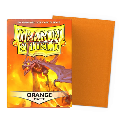 Dragon Shield: Matte Orange Sleeves