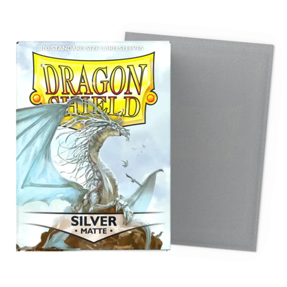 Dragon Shield: Matte Silver Sleeves