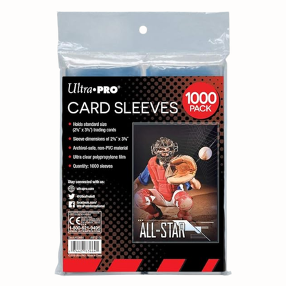 Ultra PRO: Card Penny Sleeves 2.5" x 3.5" Soft Trading Card
