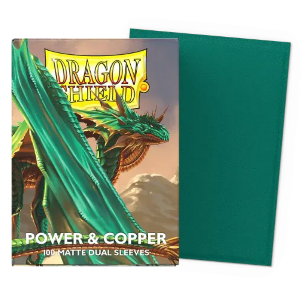 Dragon Shield: Power & Copper Matte Dual Sleeves