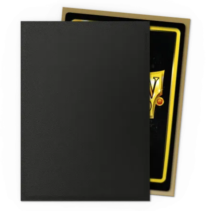 Dragon Shield: Black & Gold Matte Dual Sleeves