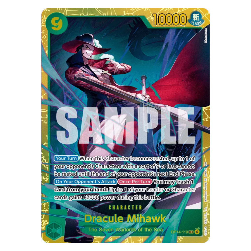 Dracule Mihawk OP14-119 SEC (ENG)