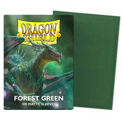 Dragon Shield: Forest Green Matte Standard Sleeves