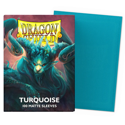 Dragon Shield: Turquoise Matte Standard Sleeves