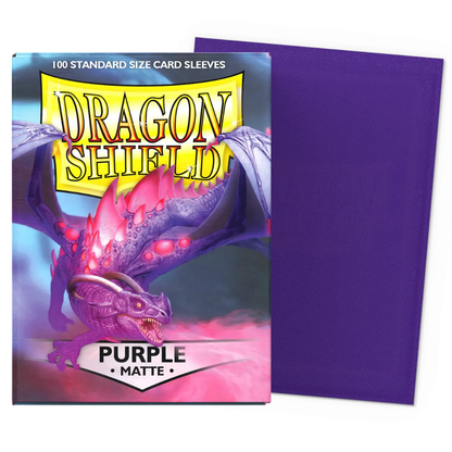 Dragon Shield: Purple Matte Standard Sleeves
