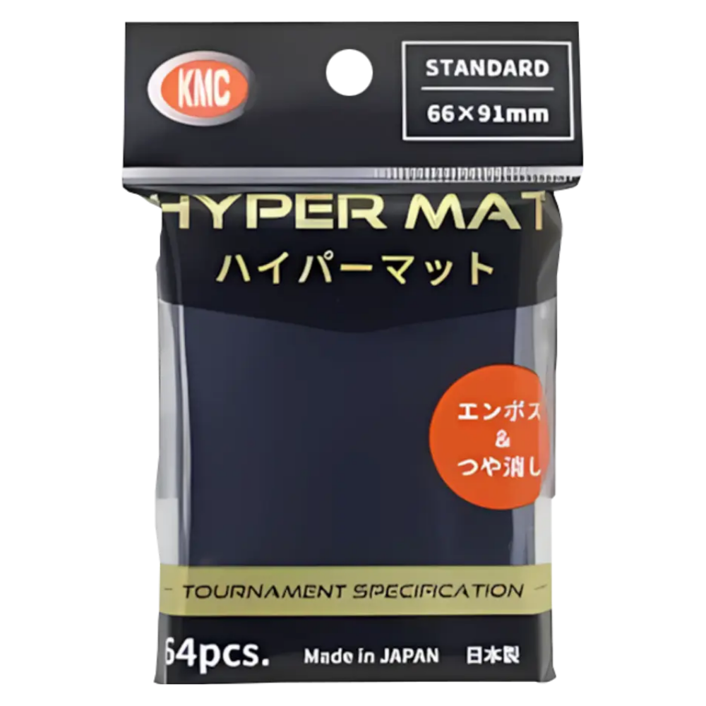 KMC: Hyper Matte Schwarz Standard Sleeves