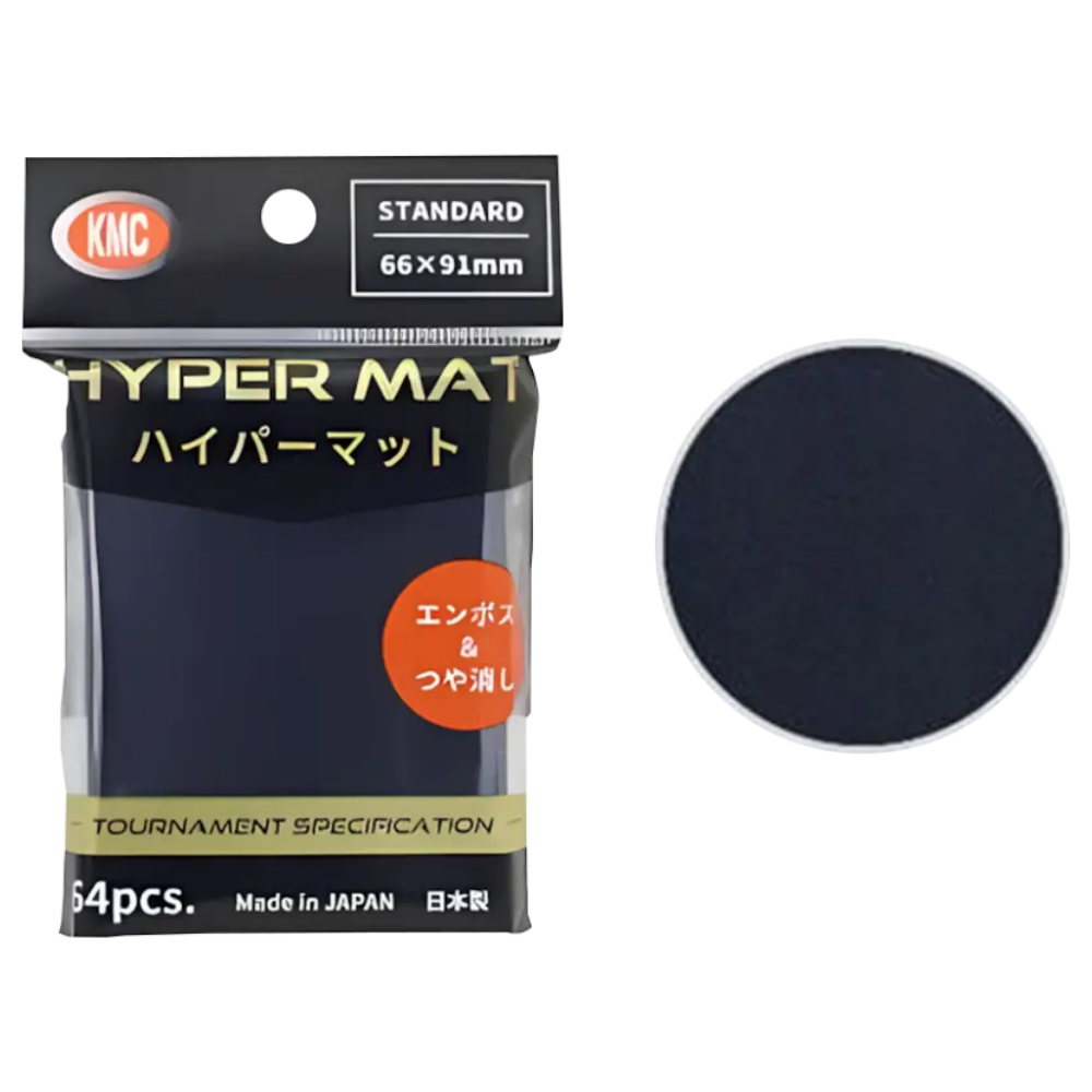 KMC: Hyper Matte Schwarz Standard Sleeves