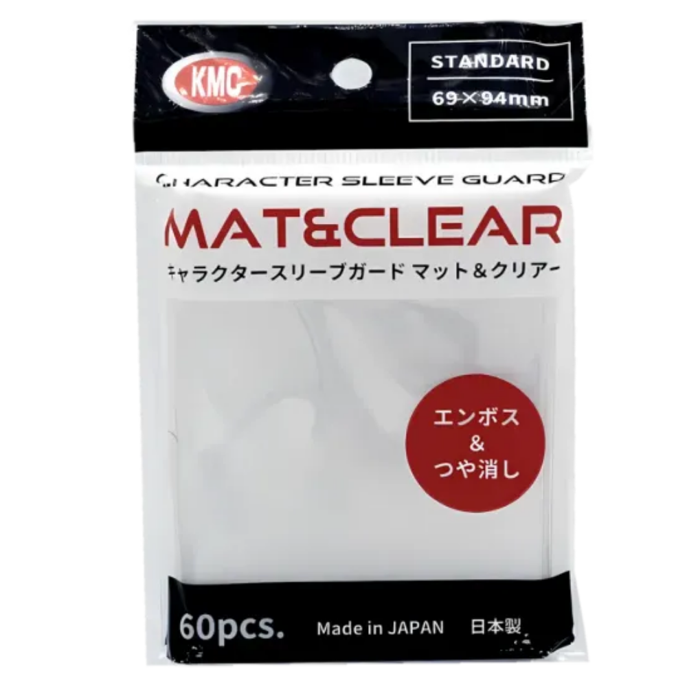KMC: Matte & Clear Character Guard Standard Sleeves