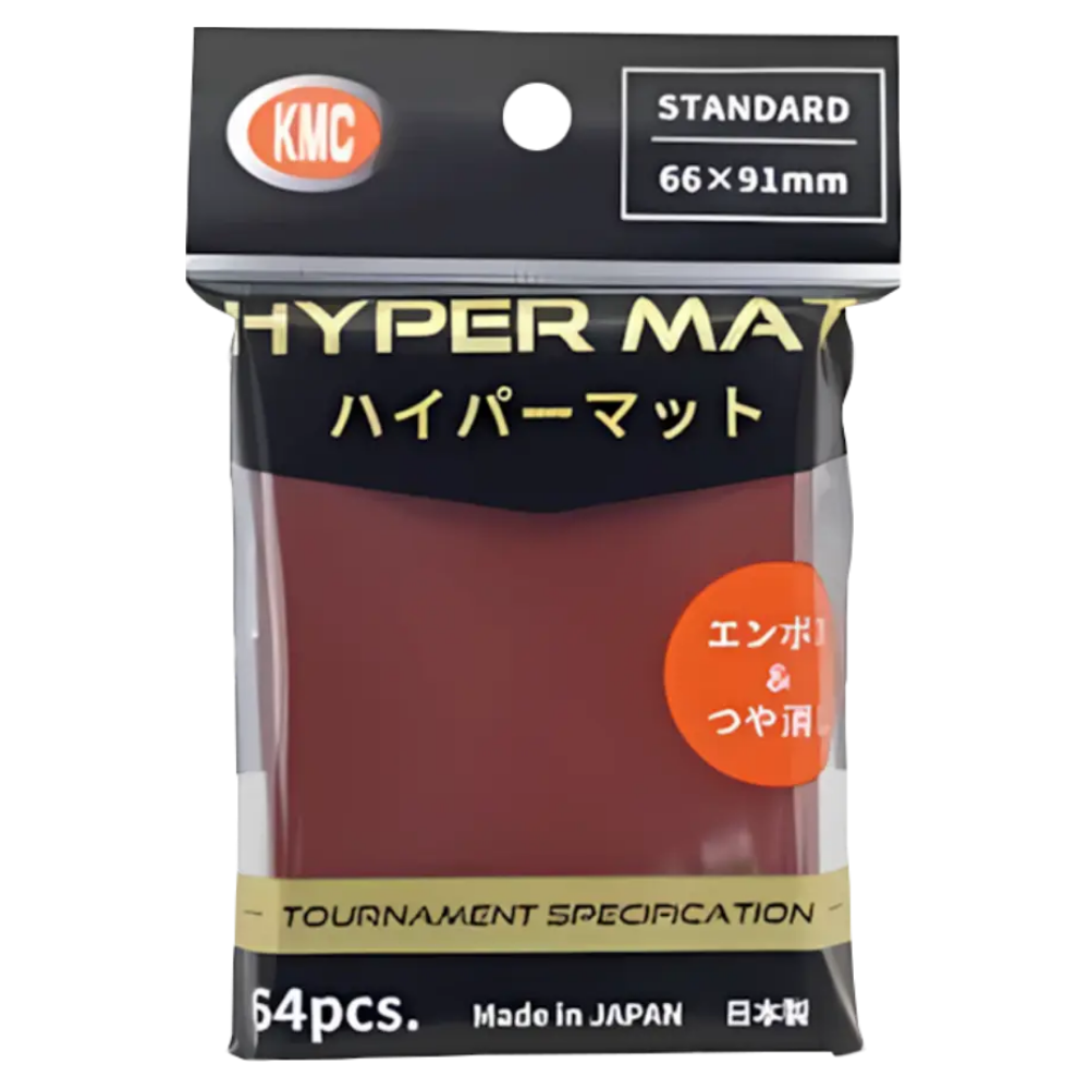 KMC: Hyper Matte Red Standard Sleeves