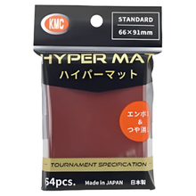 KMC: Hyper Matte Red Standard Sleeves