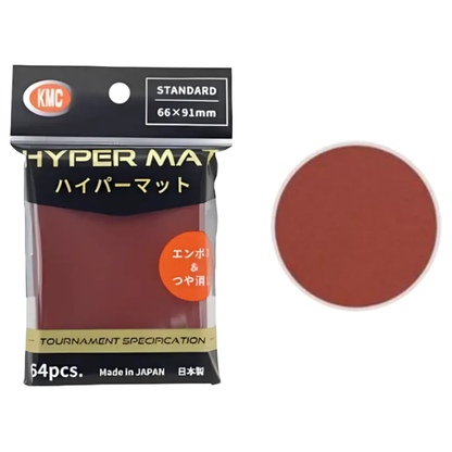 KMC: Hyper Matte Red Standard Sleeves