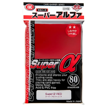 KMC: Super Alpha Red Standard Sleeves