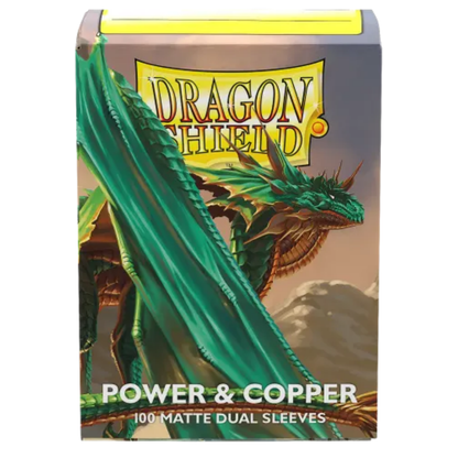 Dragon Shield: Power & Copper Matte Dual Sleeves