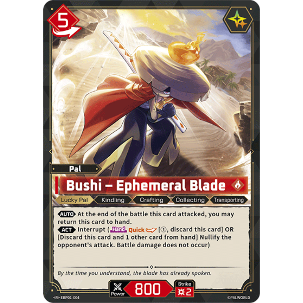 Bushi – Ephemeral Blade EBP01-004 R
