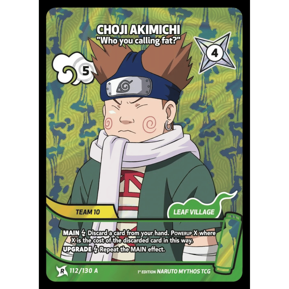 Choji Akimichi 112/130 RA (2nd)