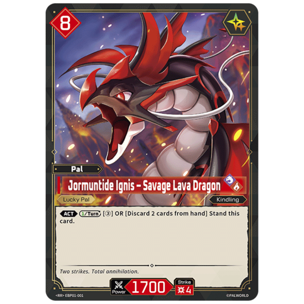 Jormuntide Ignis – Savage Lava Dragon EBP01-001 RR