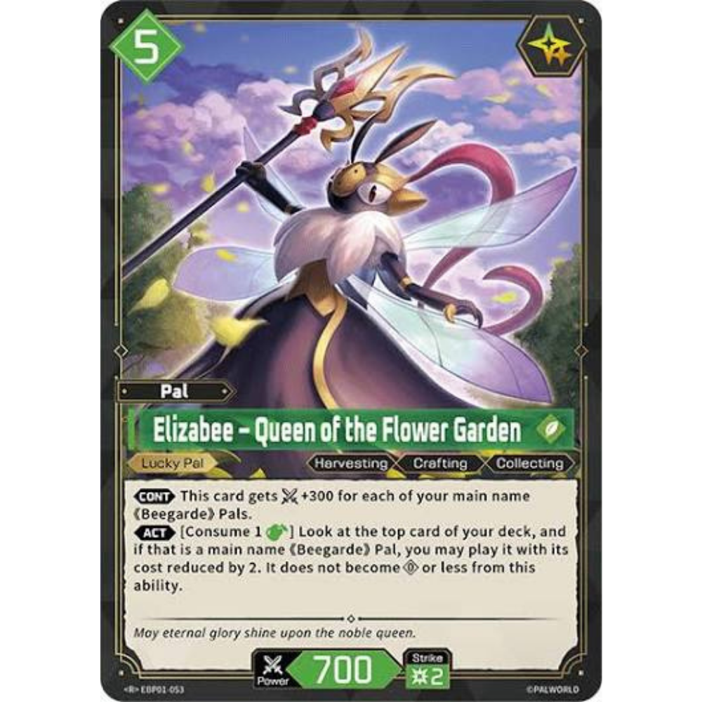 Elizabee – Queen of the Flower Garden EBP01-053 R
