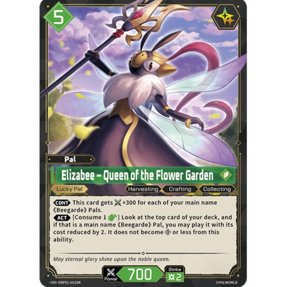Elizabee – Queen of the Flower Garden EBP01-053SR SR