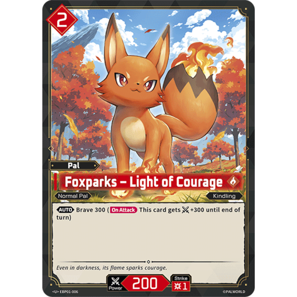 Foxparks – Light of Courage EBP01-006 U