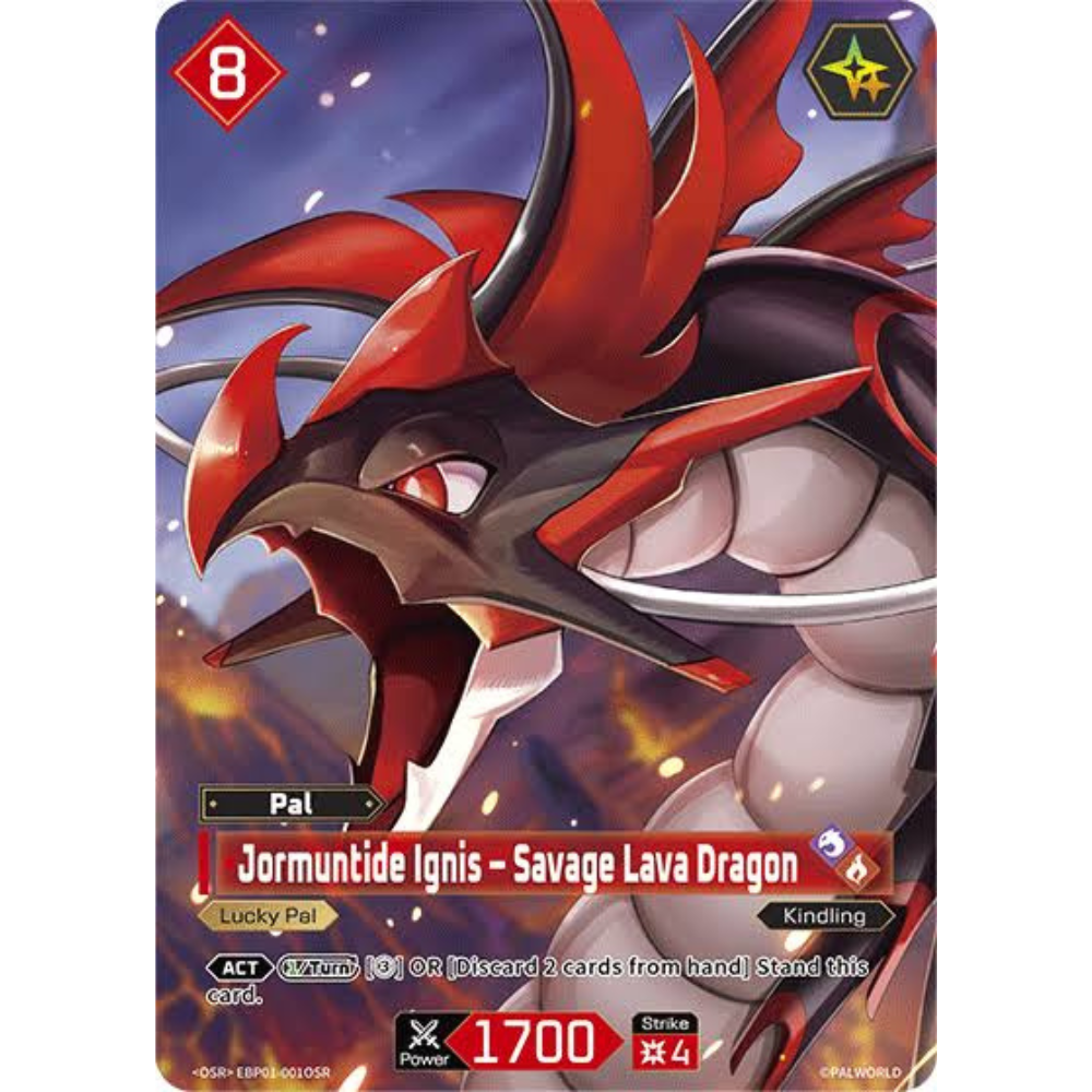 Jormuntide Ignis – Savage Lava Dragon EBP01-001 OSR