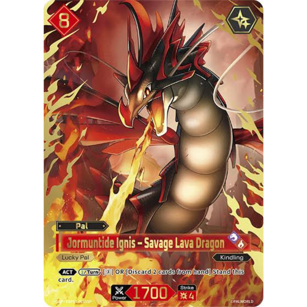 Jormuntide Ignis – Savage Lava Dragon EBP01-001 SSP