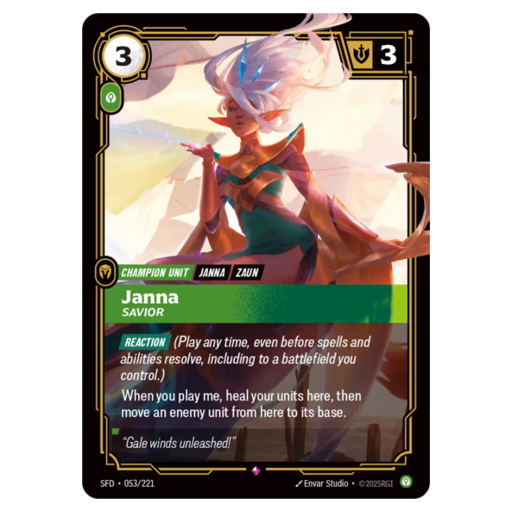 Janna, Savior SFD 053/221