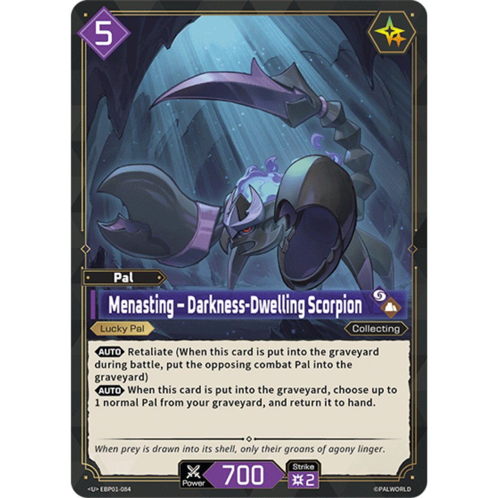 Menasting – Darkness-Dwelling Scorpion EBP01-084 U