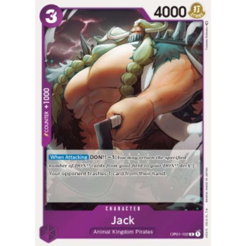 Jack OP01-102 R - One Piece Kort (ENG)