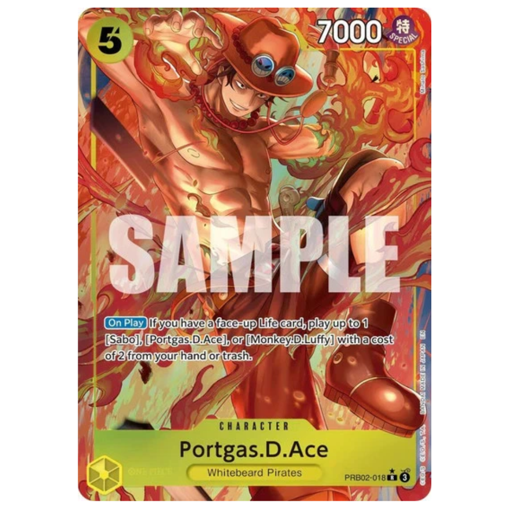 Portgas.D.Ace PRB02-018 R (ENG)