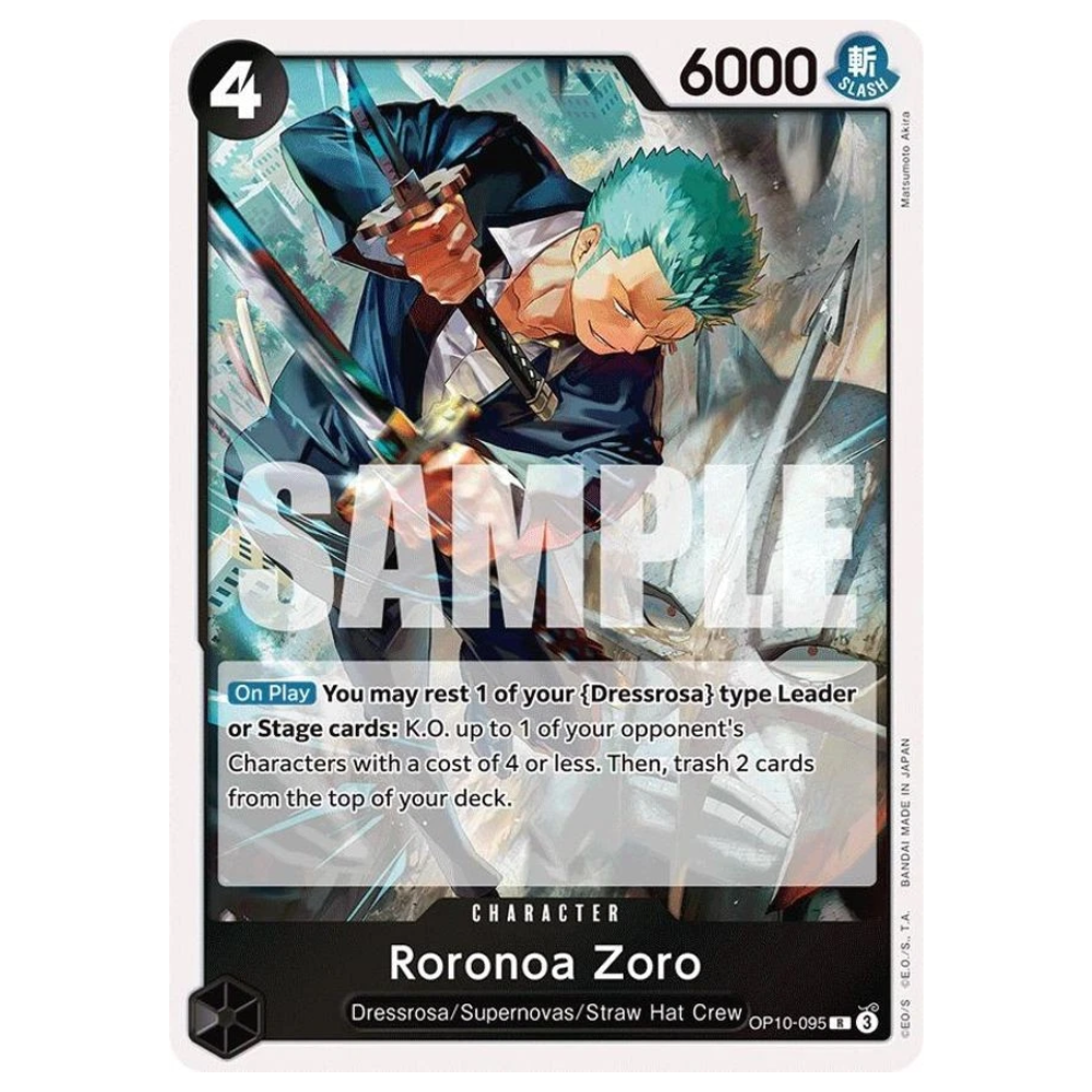 Roronoa Zoro OP10-095 R (ENG)
