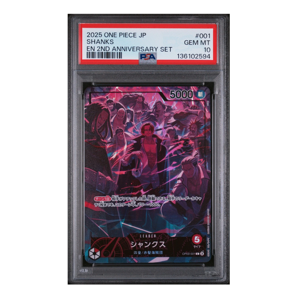 PSA 10 Shanks OP09-001 L (JP)