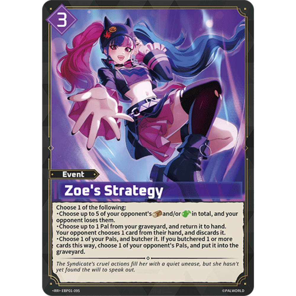 Zoe's Strategy EBP01-095 RR