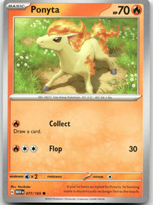 Ponyta MEW 077/165 Common