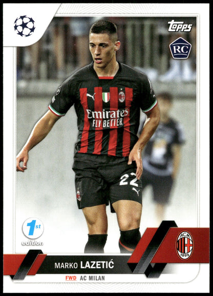 Marko Lazetić 2022-23 Topps UEFA Club Competitions 185 RC