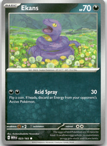 Ekans MEW 023/165 Common