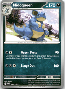 Nidoqueen MEW 031/165 Uncommon