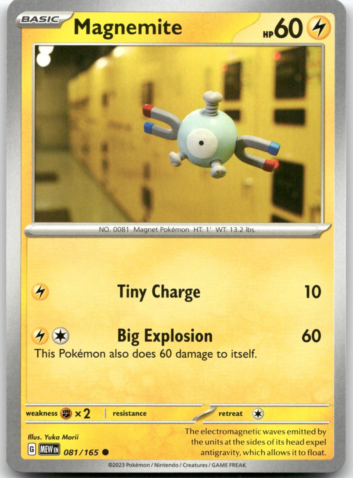 Magnemite MEW 081/165 Common