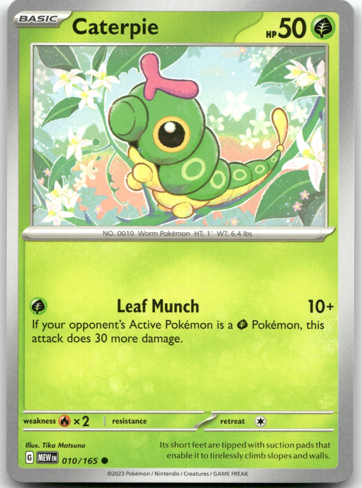 Caterpie MEW 010/165 Common