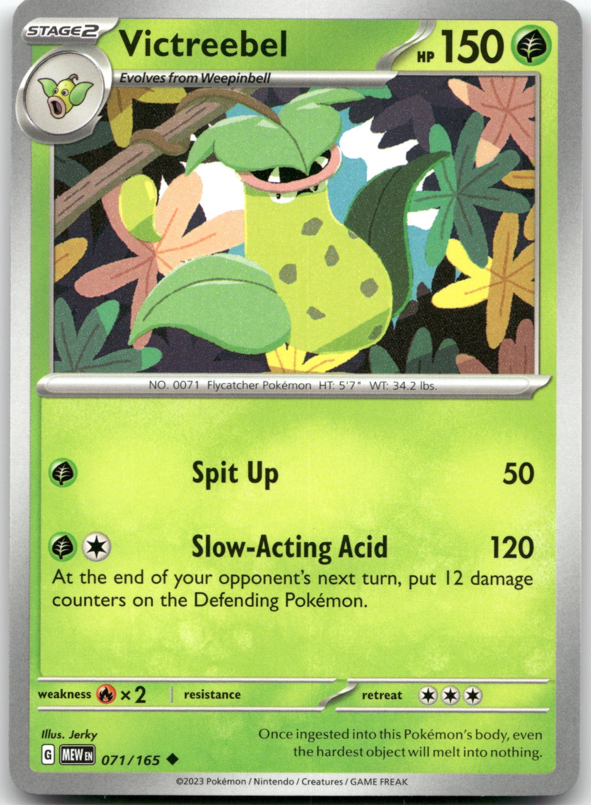 Victreebel MEW 071/165 Uncommon