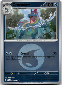 Croconaw (Energy Symbol Pattern) ASC 042/217 Uncommon Reverse Holo