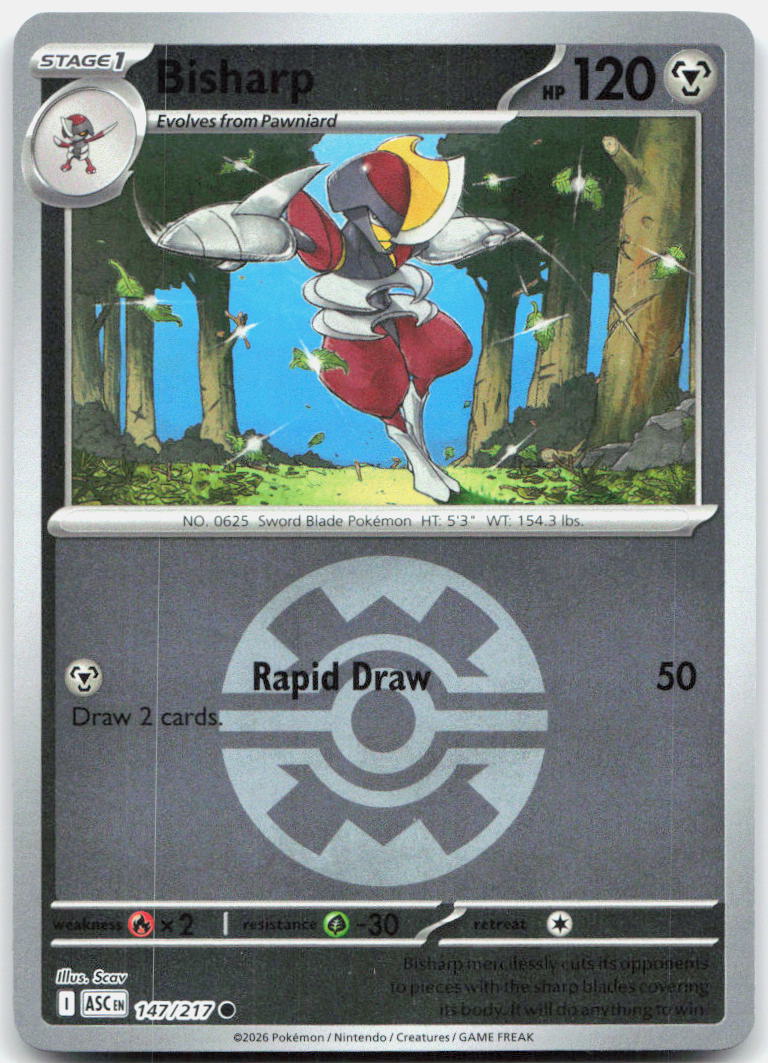Bisharp (Quick Ball) ASC 147/217 Common Reverse Holo