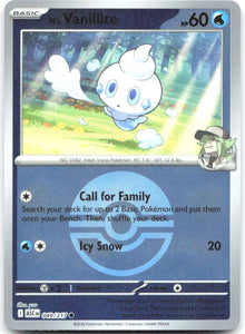 N's Vanillite (Poke Ball) ASC 049/217 Common Reverse Holo